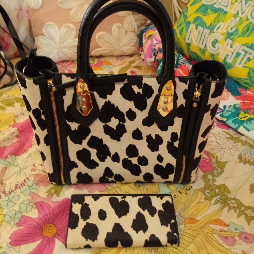 ❤Henri Bendel Calf Hair A List Bag Only❤ Sharp!